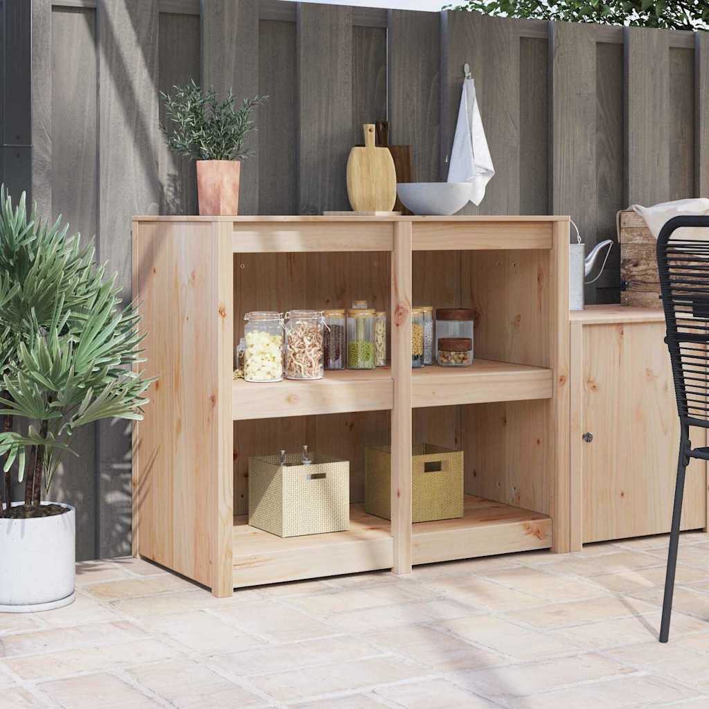 Mobile da cucina con lo scaffale Marrone 106 x 55 x 92 cm