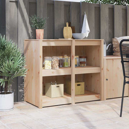 Mobile da cucina con lo scaffale Marrone 106 x 55 x 92 cm