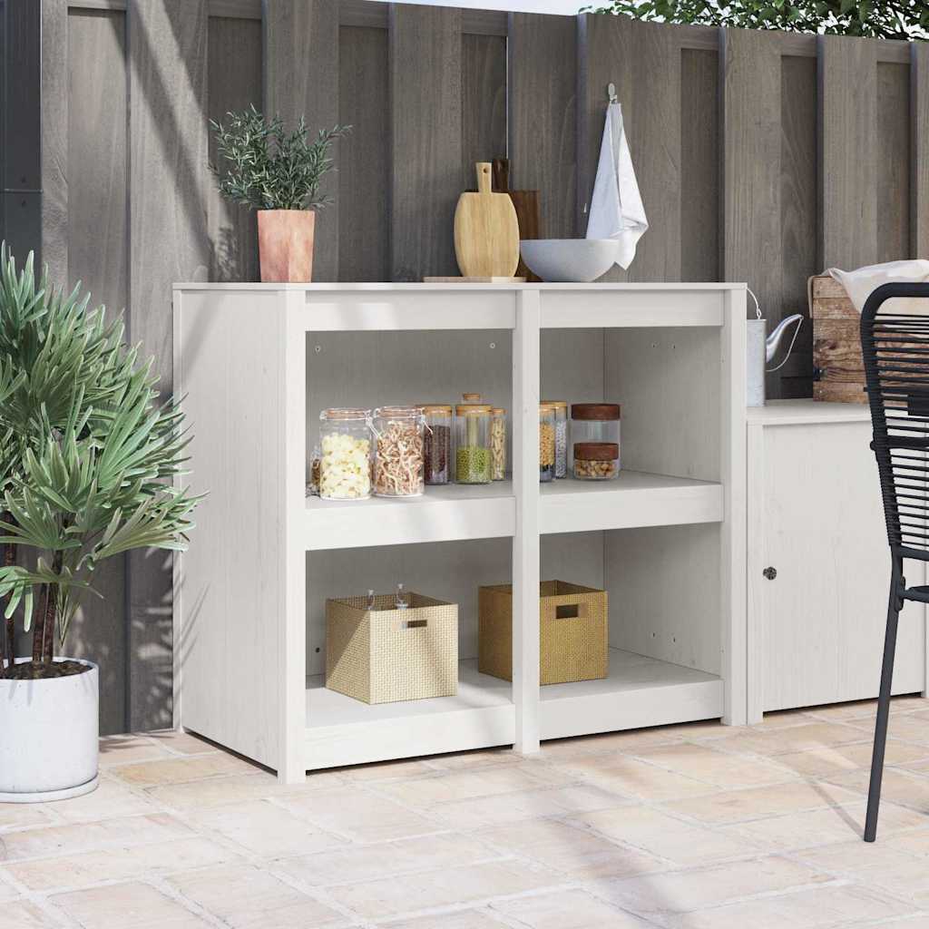 Mobile da cucina con lo scaffale Bianco caldo 106 x 55 x 92 cm