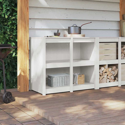 Mobile da cucina con lo scaffale Bianco caldo 106 x 55 x 92 cm
