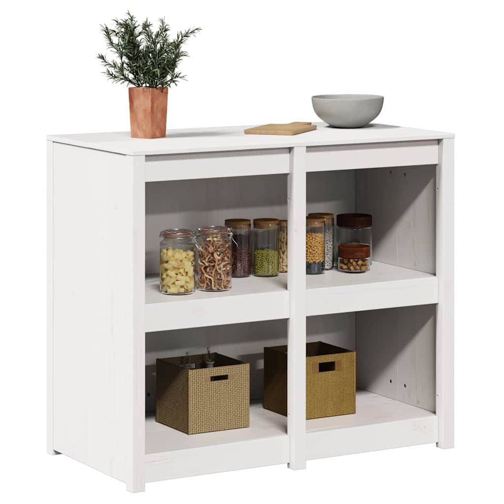 Mobile da cucina con lo scaffale Bianco caldo 106 x 55 x 92 cm