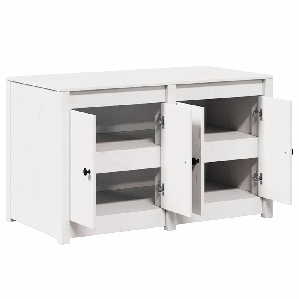 Mobile da cucina Bianco 106 x 55 x 64 cm Legno massello di pino
