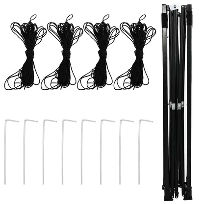 Serra con tetto Verde 200 x 200 x 300 cm Acciaio