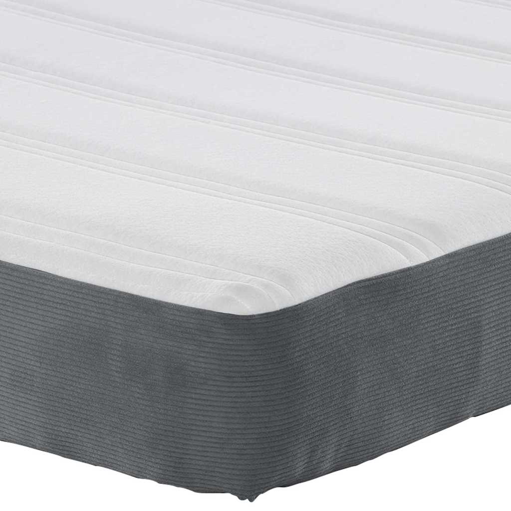 Materasso da Letto con materasso Grigio 80 x 200 cm Tessuto - homemem39
