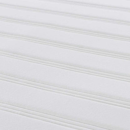 Materasso da Letto con materasso Crema 80 x 200 cm Tessuto