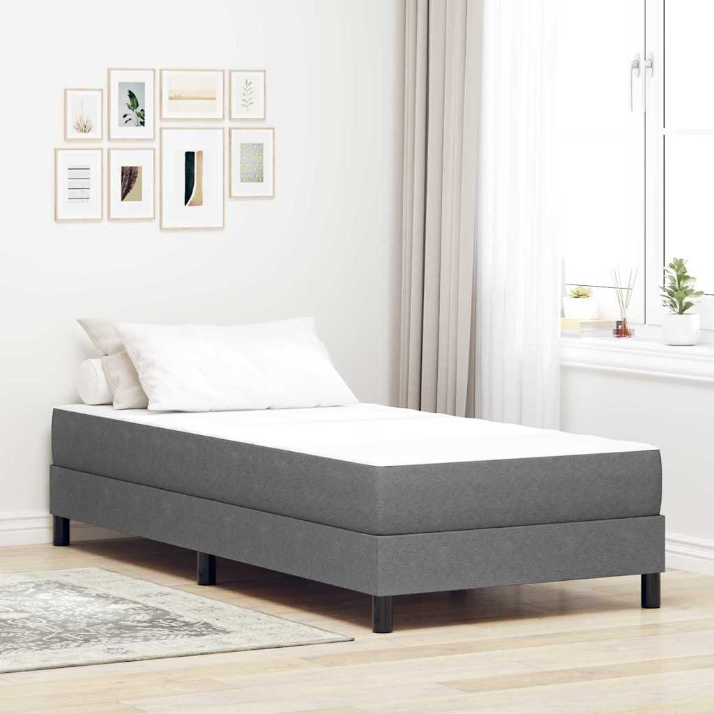 Materasso da Letto Grigio chiaro 90 x 190 cm Tessuto - homemem39