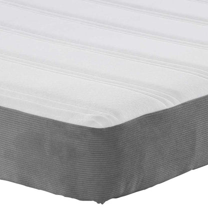Materasso da Letto Grigio chiaro 120 x 190 cm Tessuto | homemem39