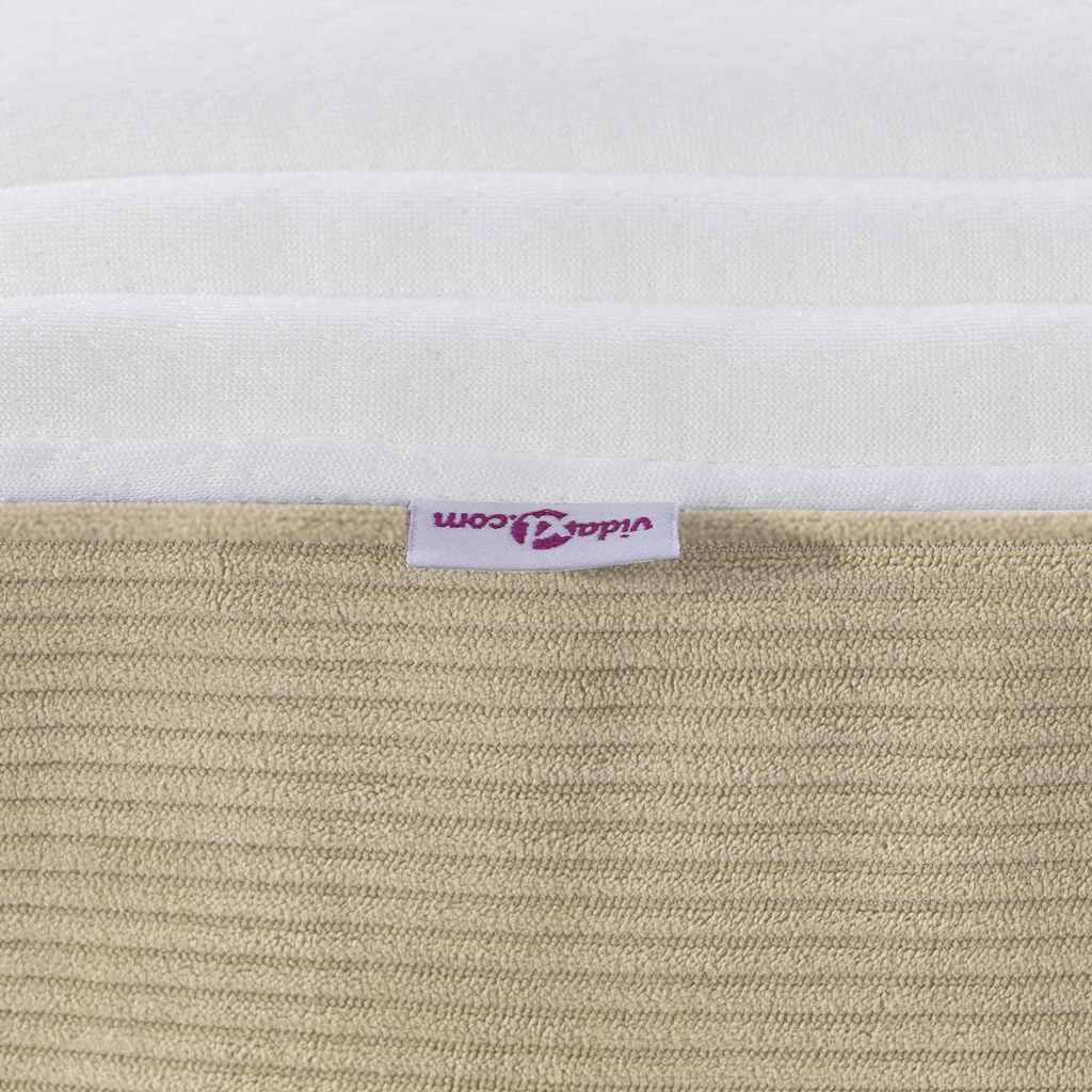 Materasso da Letto con materasso Salvia 120 x 190 cm Tessuto | homemem39