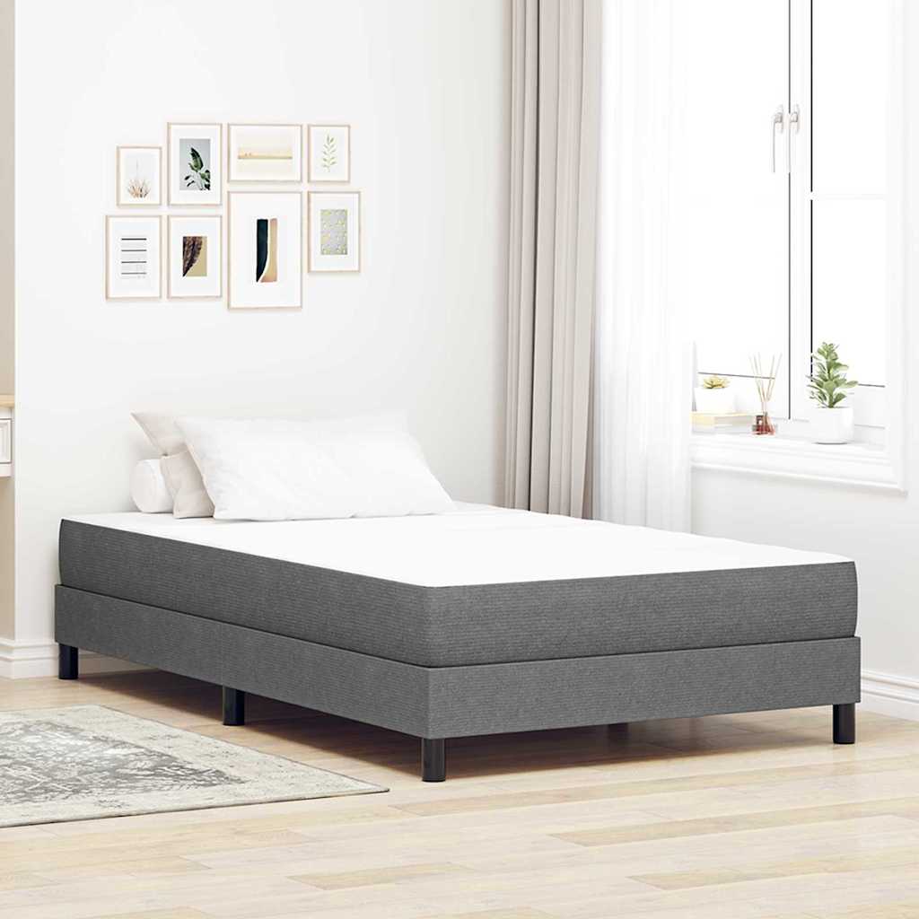 Materasso da Letto Grigio chiaro 120 x 200 cm Tessuto - homemem39