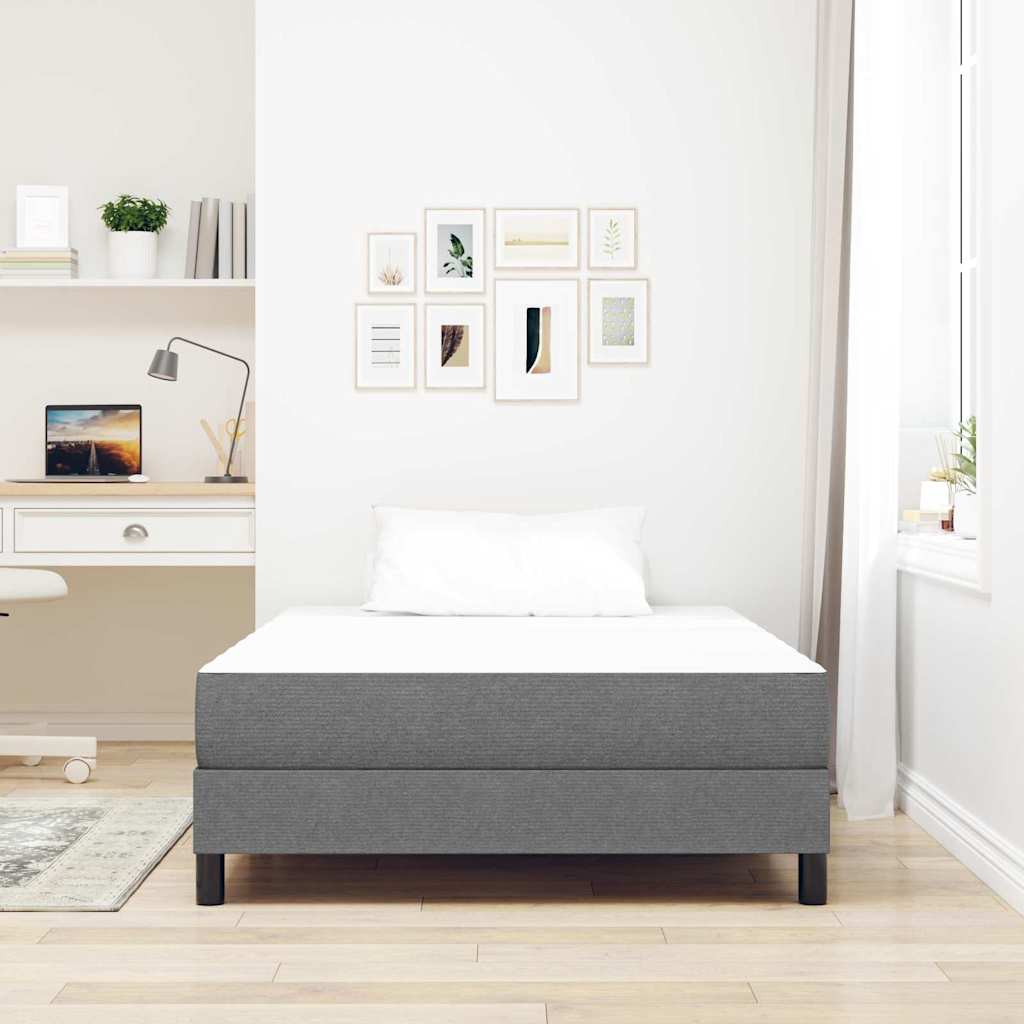 Materasso da Letto Grigio chiaro 120 x 200 cm Tessuto - homemem39