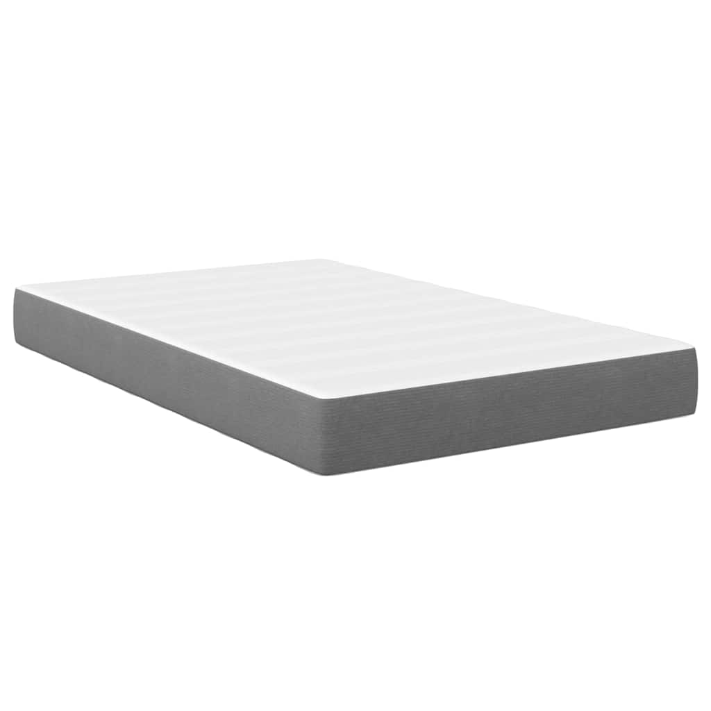 Materasso da Letto Grigio chiaro 120 x 200 cm Tessuto - homemem39