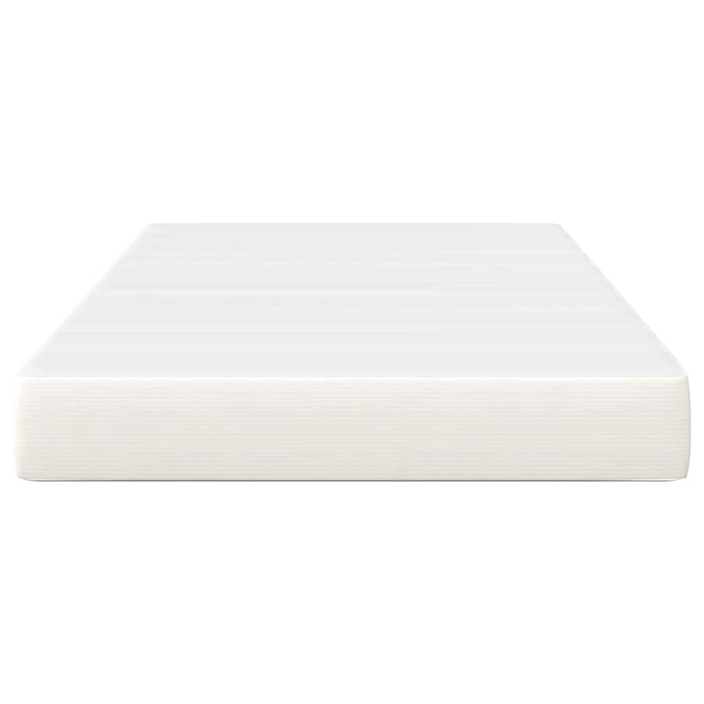 Materasso da Letto con materasso Crema 120 x 200 cm Tessuto | homemem39