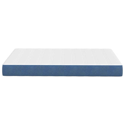 Materasso da Letto con materasso Blu 120 x 200 cm Tessuto - homemem39