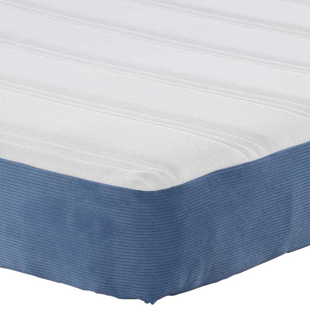 Materasso da Letto con materasso Blu 140 x 190 cm Tessuto - homemem39