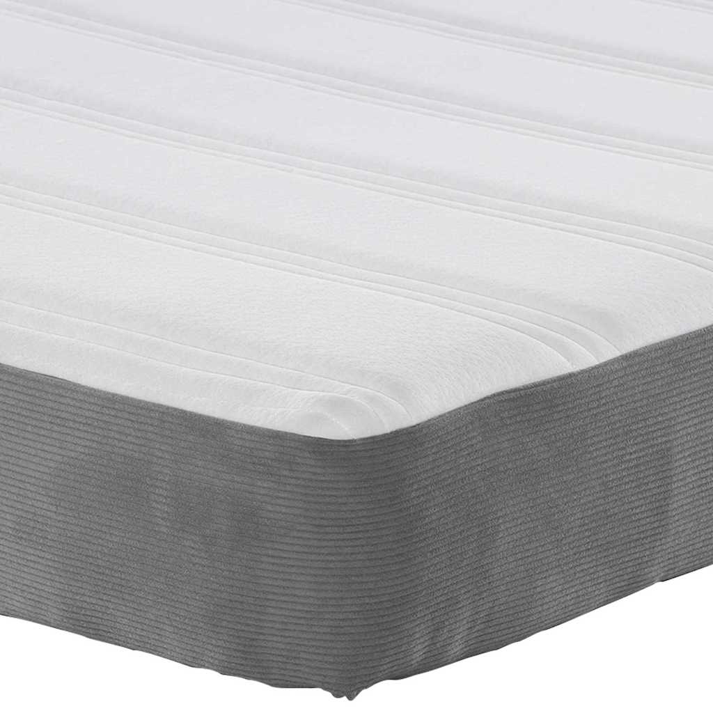 Materasso da Letto Grigio chiaro 160 x 200 cm Tessuto - homemem39