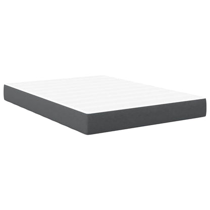 Materasso da Letto con materasso Grigio 160 x 200 cm Tessuto | homemem39