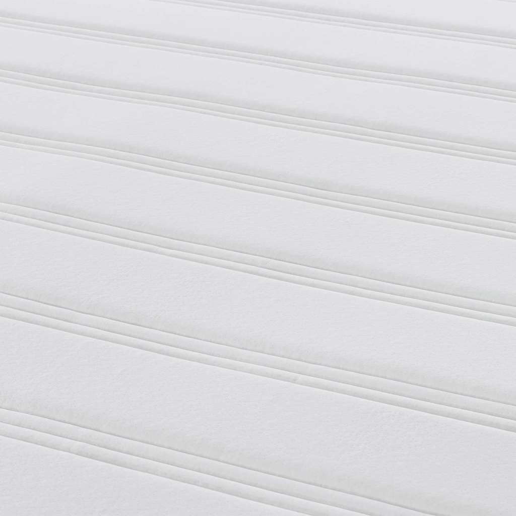 Materasso da Letto con materasso Crema 160 x 200 cm Tessuto - homemem39