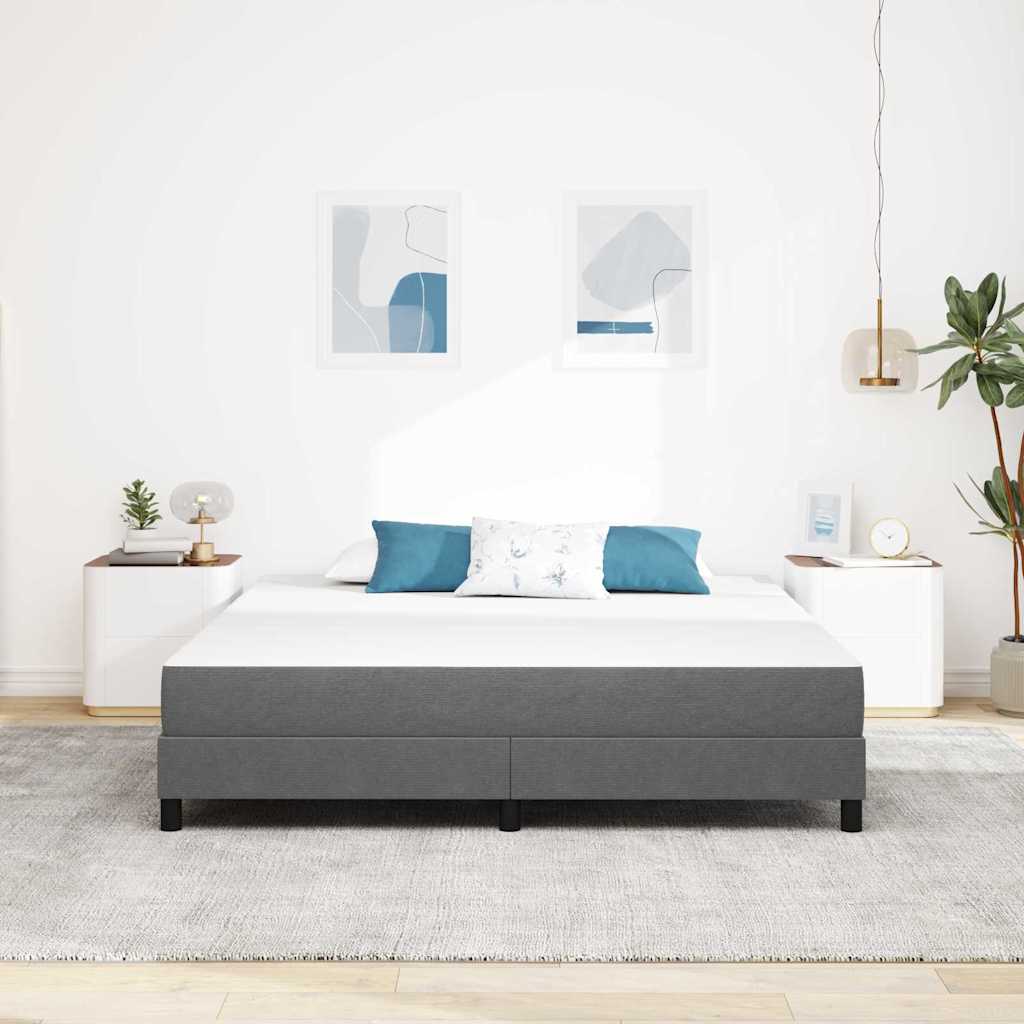 Materasso da Letto Grigio chiaro 180 x 200 cm Tessuto - homemem39
