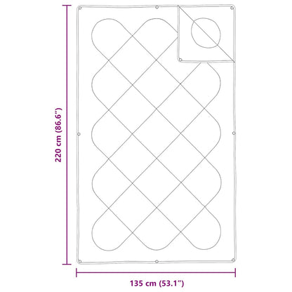Trapunte & Duvet Bianco 135 x 220 cm Microfibra