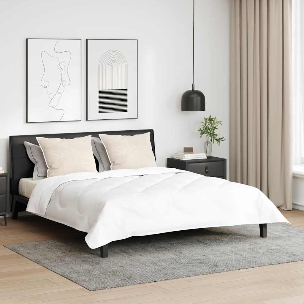 Cuscino 2 pcs Bianco 80 x 60 x 20 cm Cotone e Poliestere | homemem39