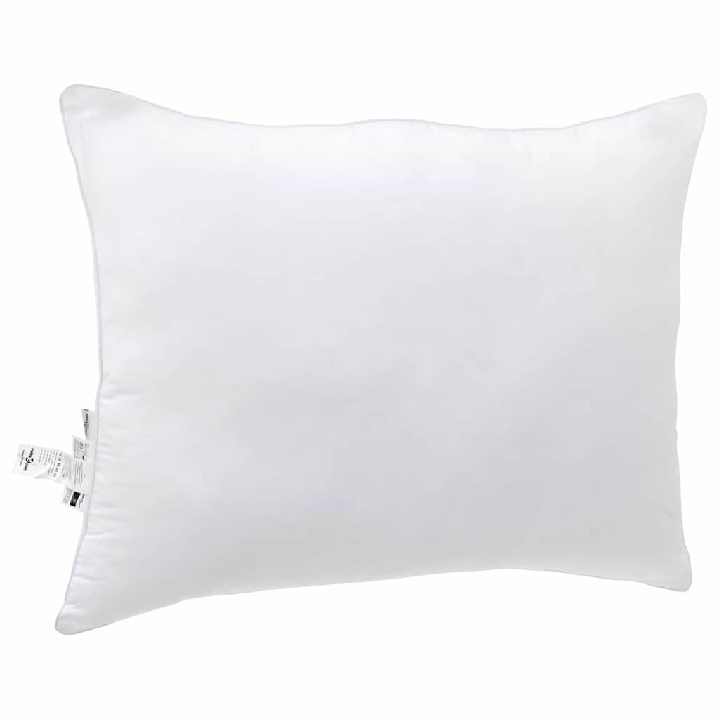 Cuscino 2 pcs Bianco 80 x 60 x 20 cm Cotone e Poliestere | homemem39
