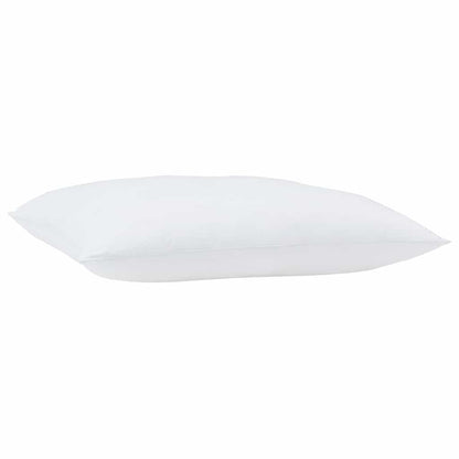 Cuscino 2 pcs Bianco 80 x 60 x 20 cm Cotone e Poliestere | homemem39