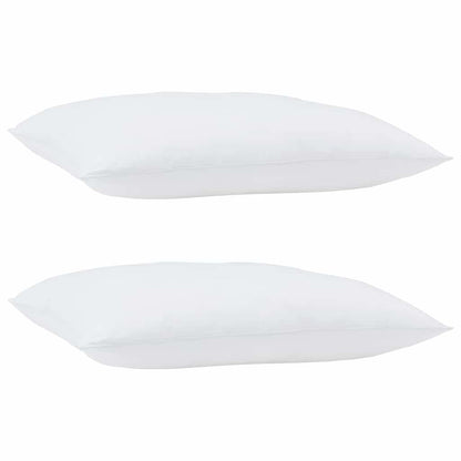 Cuscino 2 pcs Bianco 90 x 70 x 40 cm Cotone e Poliestere | homemem39