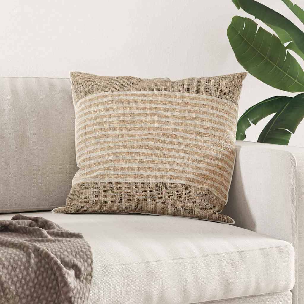 Cuscino 2 pcs Bianco 80 x 80 x 40 cm Cotone e Poliestere | homemem39