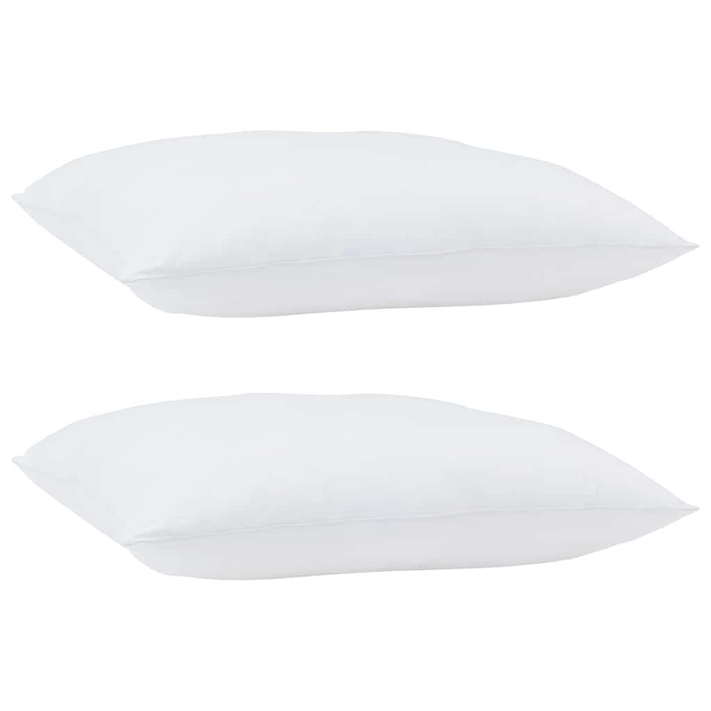 Cuscino 2 pcs Bianco 80 x 80 x 40 cm Cotone e Poliestere | homemem39