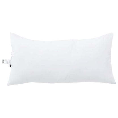 Cuscino con cuscino Bianco 80 x 40 x 20 cm Poliestere | homemem39