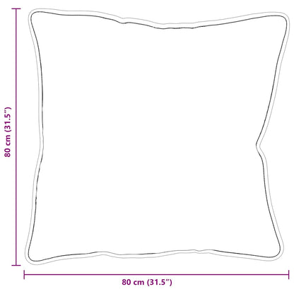 Cuscino con cuscino Bianco 81 x 80 x 20 cm Poliestere | homemem39