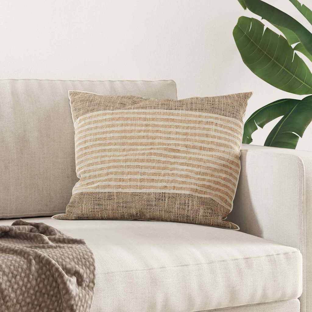 Cuscino con cuscino 2 pcs Bianco 51 x 31 x 20 cm Poliestere | homemem39