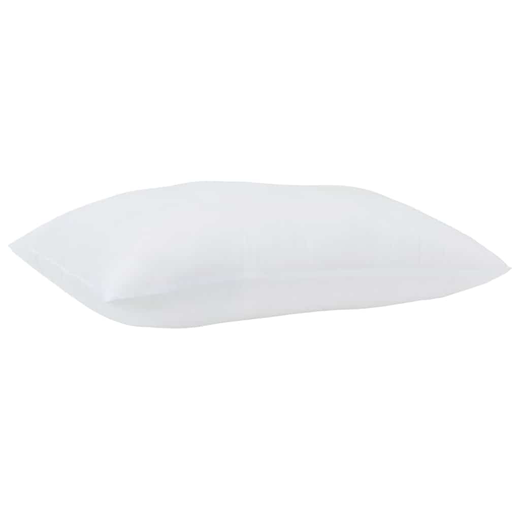 Cuscino con cuscino 2 pcs Bianco 51 x 31 x 20 cm Poliestere | homemem39