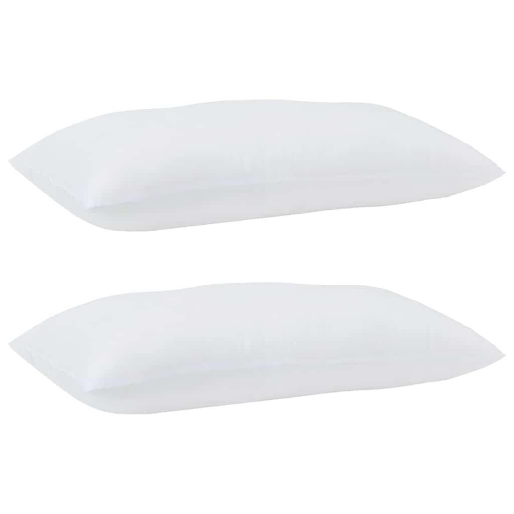 Cuscino con cuscino 2 pcs Bianco 81 x 42 x 20 cm Poliestere | homemem39
