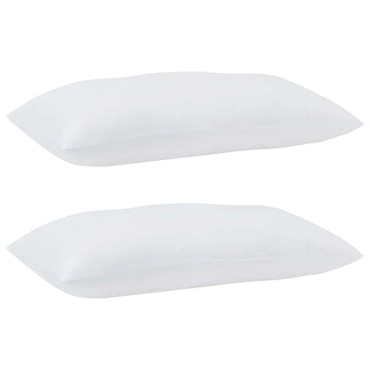 Cuscino con cuscino 2 pcs Bianco 81 x 42 x 20 cm Poliestere | homemem39