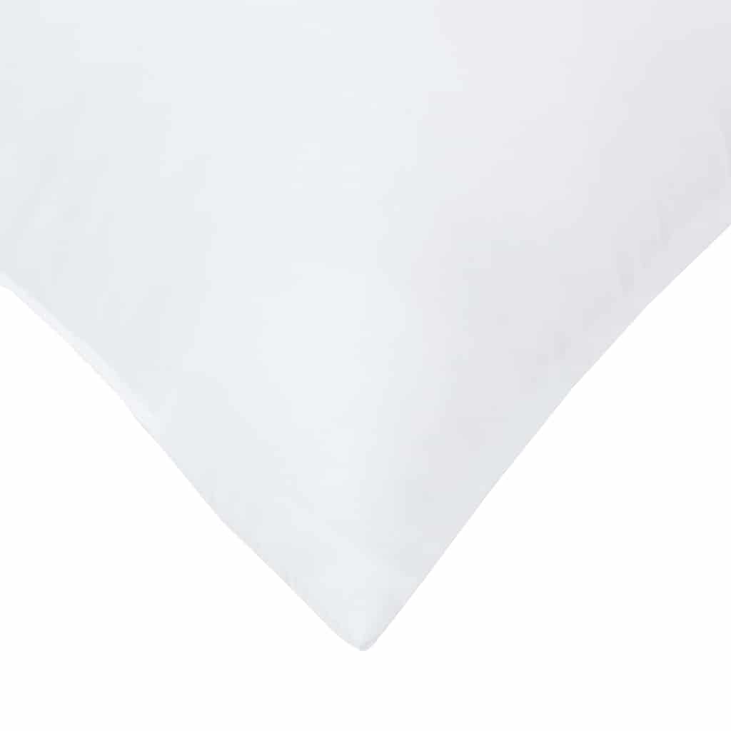 Cuscino con cuscino 2 pcs Bianco 51 x 50 x 20 cm Poliestere | homemem39
