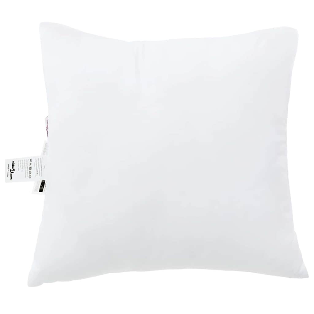 Cuscino con cuscino 2 pcs Bianco 51 x 50 x 20 cm Poliestere | homemem39