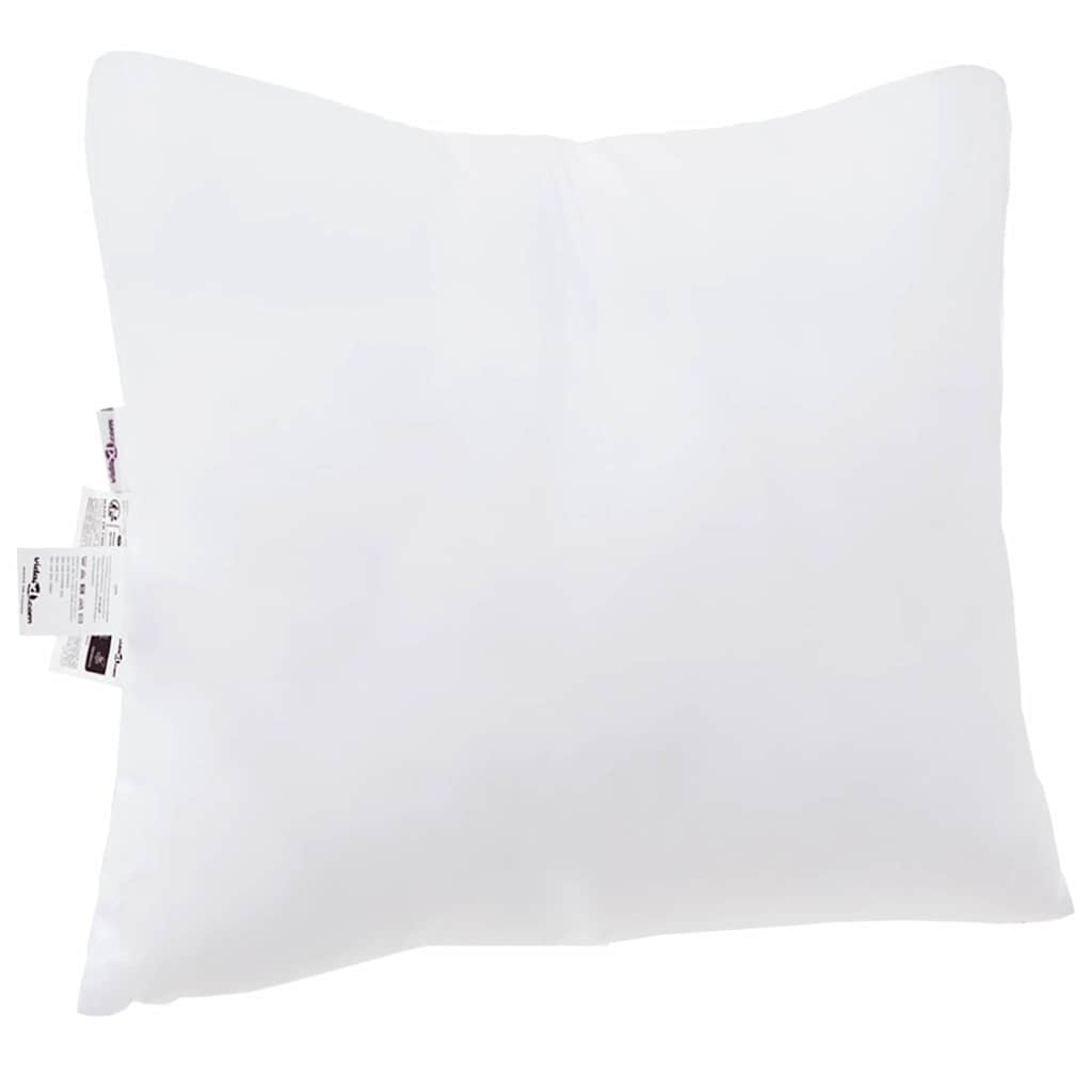 Cuscino con cuscino 2 pcs Bianco 51 x 50 x 20 cm Poliestere | homemem39