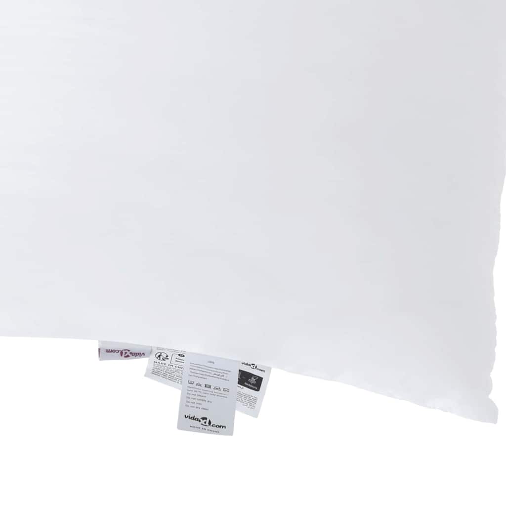 Cuscino con cuscino 2 pcs Bianco 61 x 41 x 20 cm Poliestere | homemem39