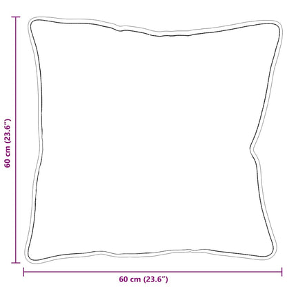 Cuscino con cuscino 2 pcs Bianco 60 x 60 x 20 cm Poliestere | homemem39