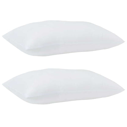 Cuscino con cuscino 2 pcs Bianco 61 x 41 x 20 cm Poliestere | homemem39