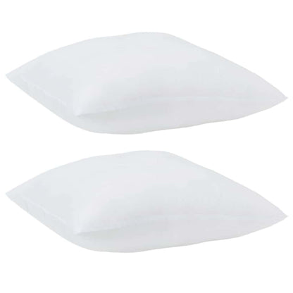 Cuscino con cuscino 2 pcs Bianco 80 x 80 x 20 cm Poliestere | homemem39