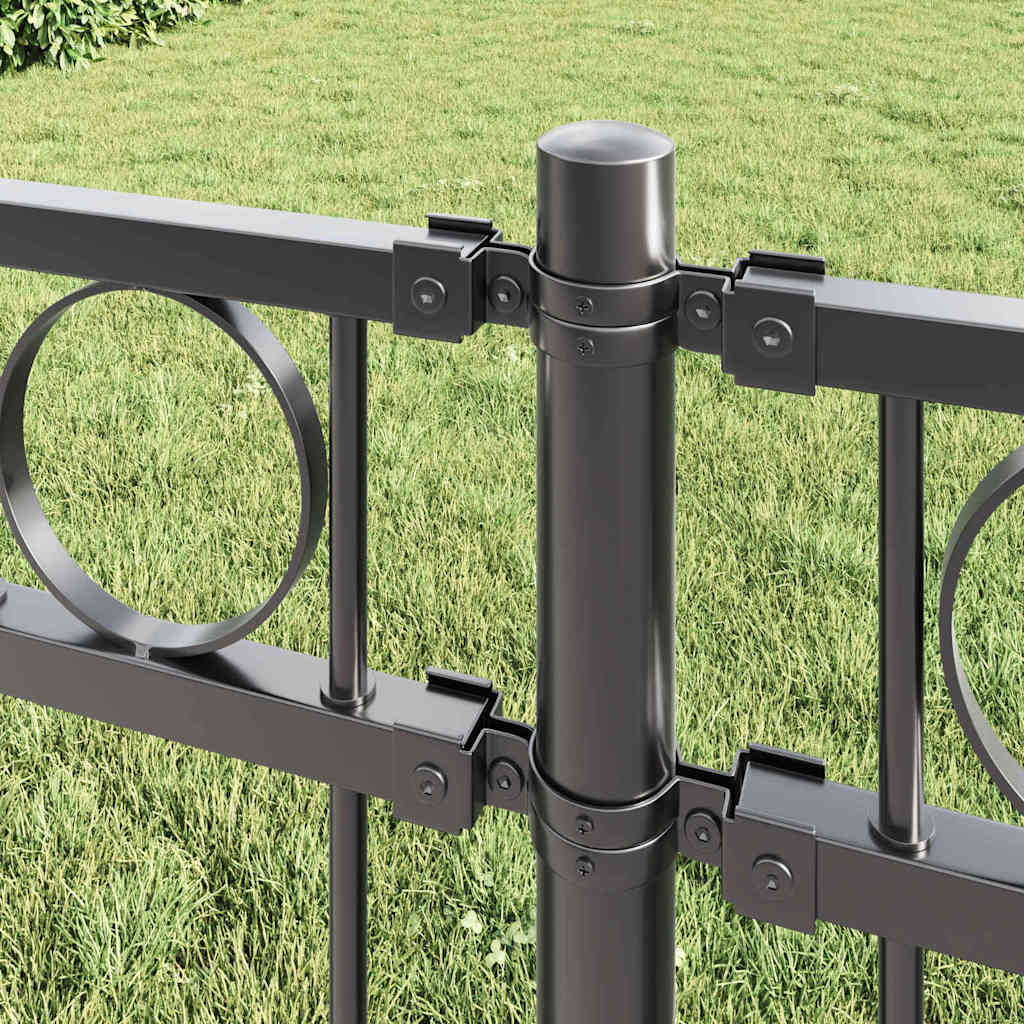 Elemento Recinzione ASSEN Grigio 170 x 150 cm Acciaio | homemem39