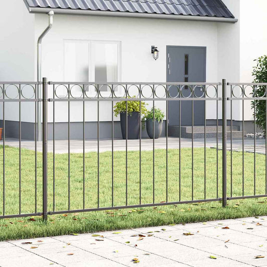 Elemento Recinzione ASSEN Grigio 170 x 150 cm Acciaio | homemem39