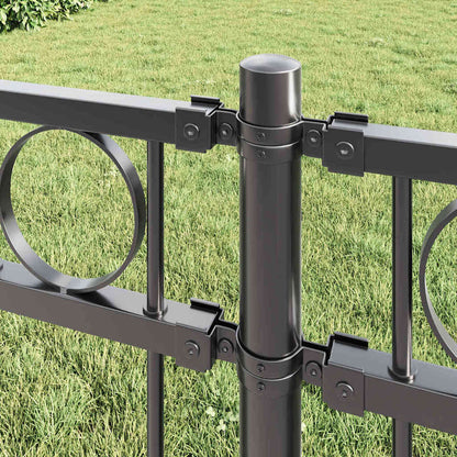 Elemento Recinzione ASSEN Grigio 170 x 170 cm Acciaio | homemem39