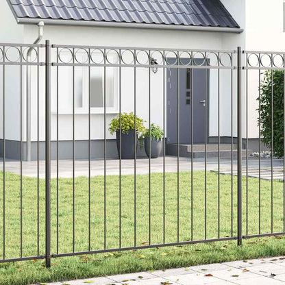 Elemento Recinzione ASSEN Grigio 170 x 170 cm Acciaio
