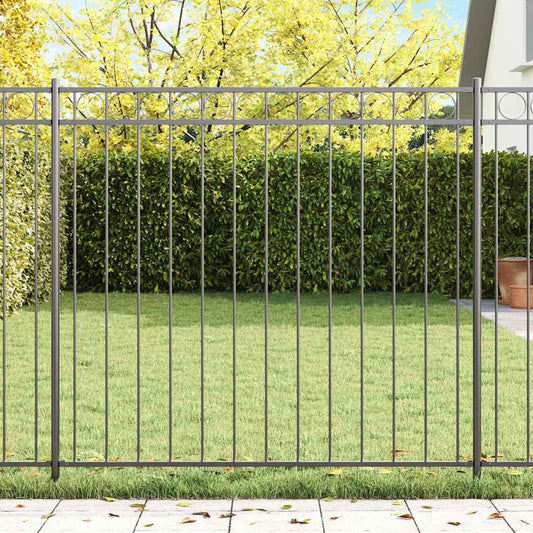 Elemento Recinzione ASSEN Grigio 170 x 120 cm Acciaio | homemem39