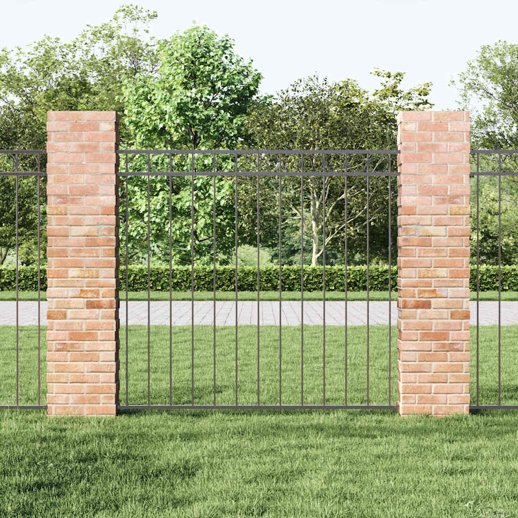 Elemento Recinzione ASSEN Grigio 170 x 150 cm Acciaio | homemem39
