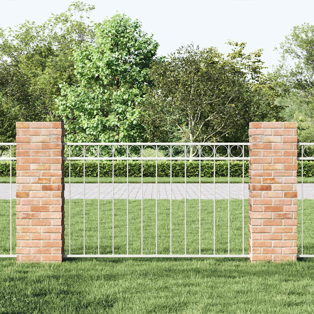 Elemento Recinzione ASSEN Bianco 170 x 100 cm Acciaio | homemem39
