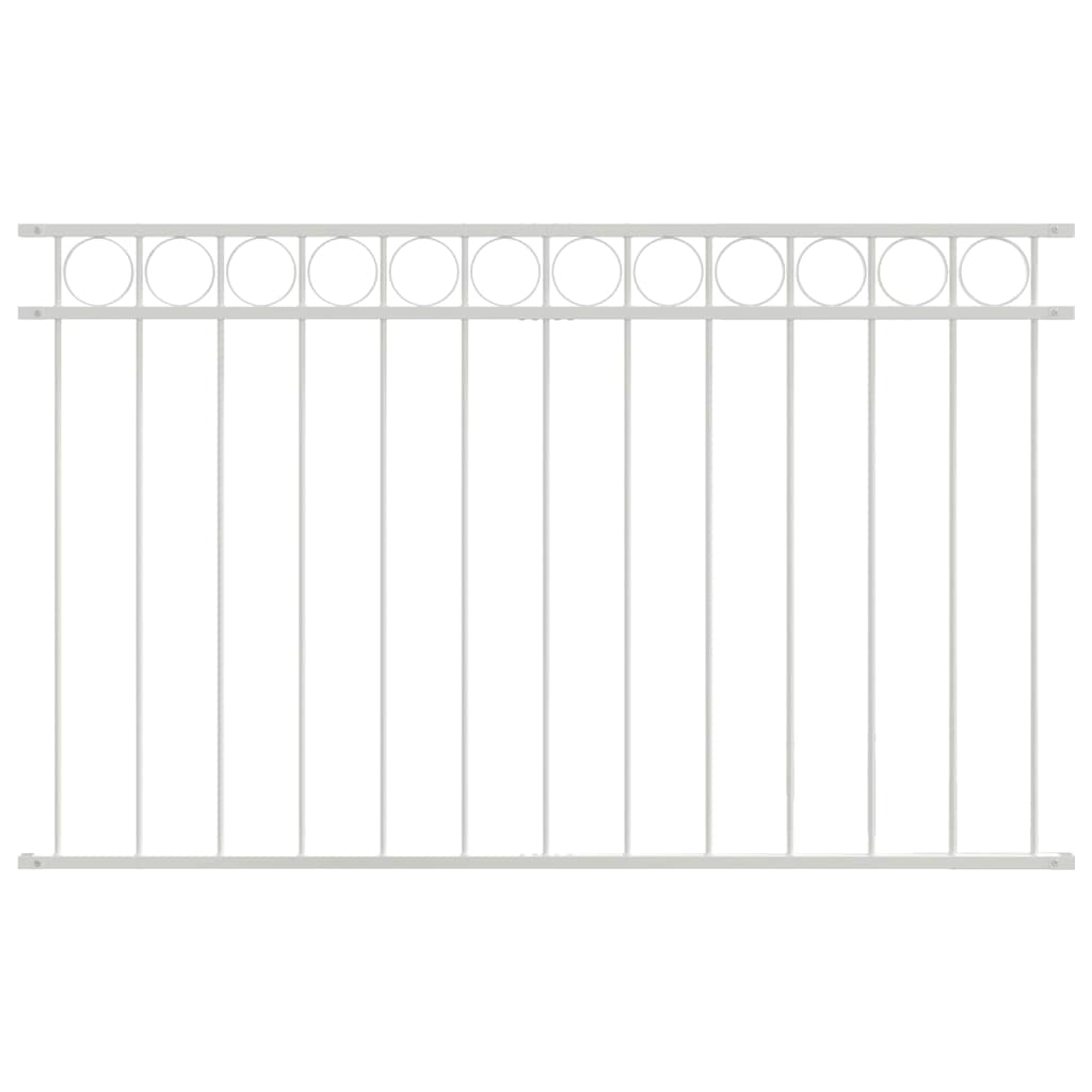 Elemento Recinzione ASSEN Bianco 170 x 100 cm Acciaio | homemem39